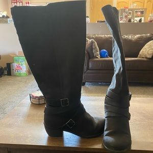 Torrid black heeled boots